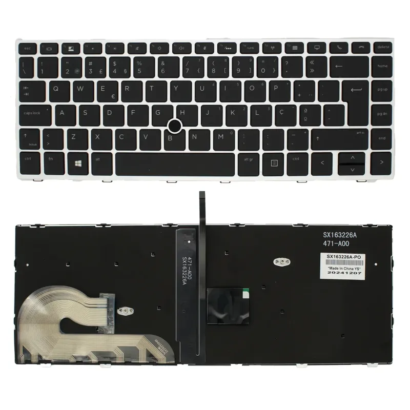 TECLADO PARA PORTÁTIL HP ELITEBOOK 745 G5 745 G6 840 G5 840 G6 PORTUGUÉS