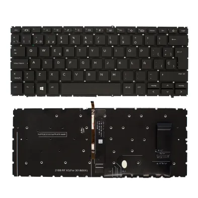 TASTIERA RETROILLUMINATA NERA PER LAPTOP HP ELITEBOOK 830 G9 840 G9