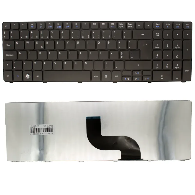 TASTIERA DEL COMPUTER PORTATILE ACER AEZYDP00010 ZYD 9Z.N3M82.Q0S AUQ0S KB.I170A.222 PORTOGHESE