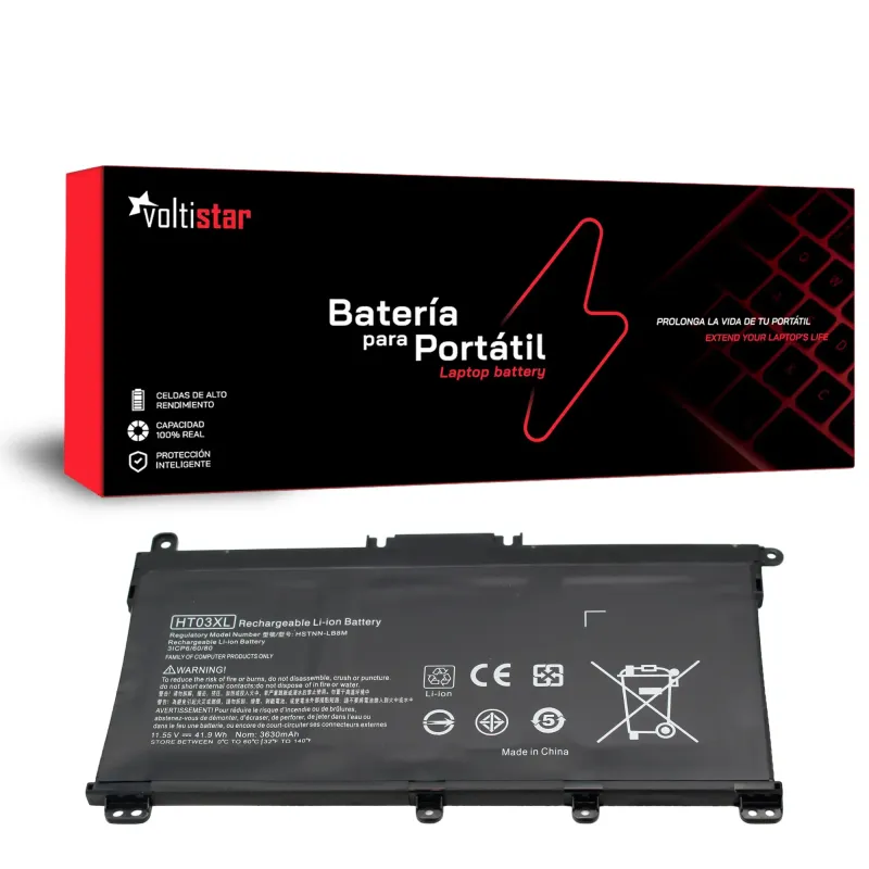 BATERÍA PARA PORTÁTIL HP 14S-DQ SERIES 11.55V HT03XL