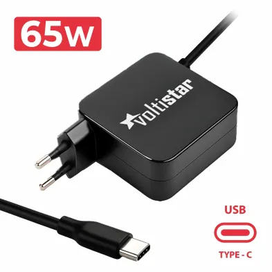 Cargador USB tipo C 65W 14.5V-2A 15V-3A 20V-3.25A