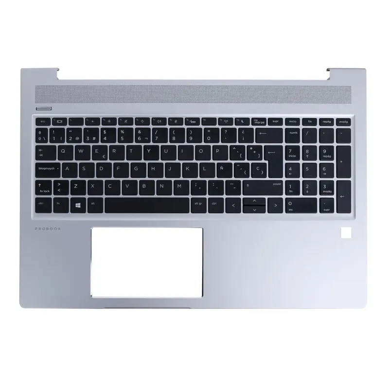 CARCAÇA SUPERIOR PARA HP PROBOOK 450 G6 G7 455 G6 G7 PRATA