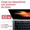 CARICATORE USB TIPO C USB-C 65W 5V/2,4A 9V/3A 12V/3A 15V/3A 18V/3A 20V/2,25A 20,3V/3A 65W