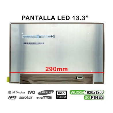 PANTALLA LED DE 13.3" PARA PORTÁTIL B133UAN01.6 HW0A