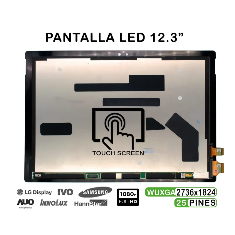 ECRÃ DE TOQUE LED DE 12,3" PARA PORTÁTIL MICROSOFT SURFACE PRO 4 1724