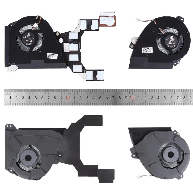 VENTILADORES CPU + GPU PARA PORTÁTIL ASUS GX501 GX501V GX501VSK ND75C19-17C10 ND75C18-17C09