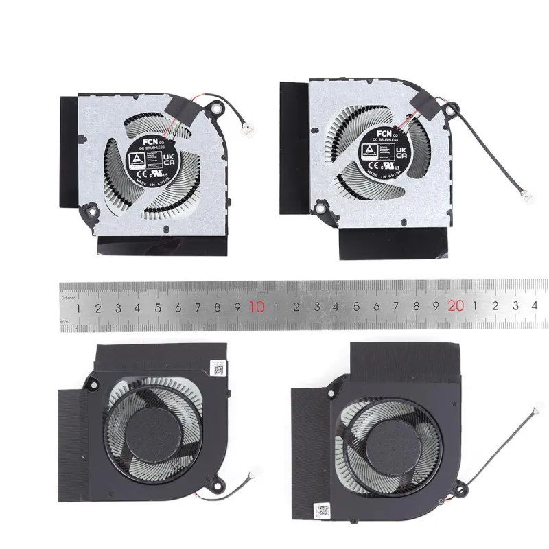 VENTILADORES CPU + GPU PARA PORTÁTIL ACER ACER NITRO 5 N22C1 AN515-58 N20C11 PH317-55 12V