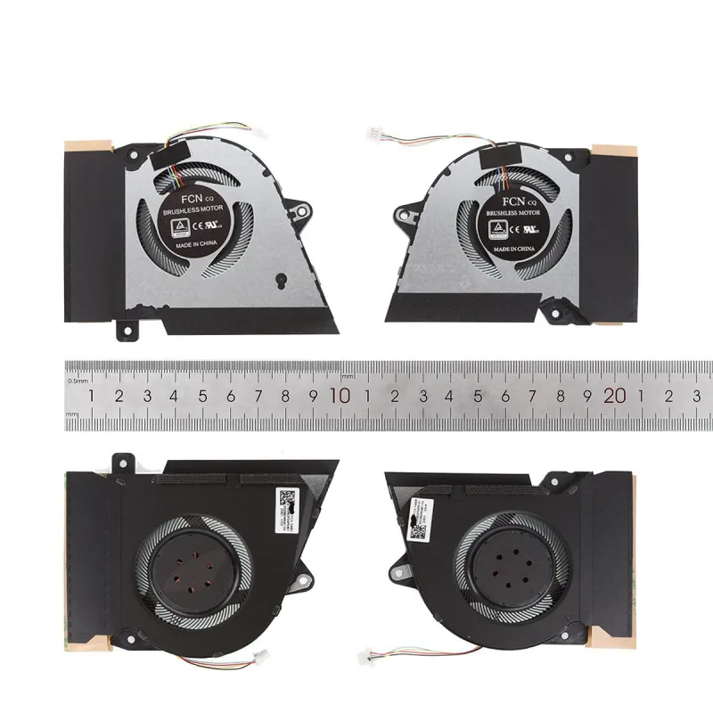 VENTILADORES CPU + GPU PARA PORTÁTIL ASUS ROG ZEPHYRUS 14 G14 GA401I GA401IV