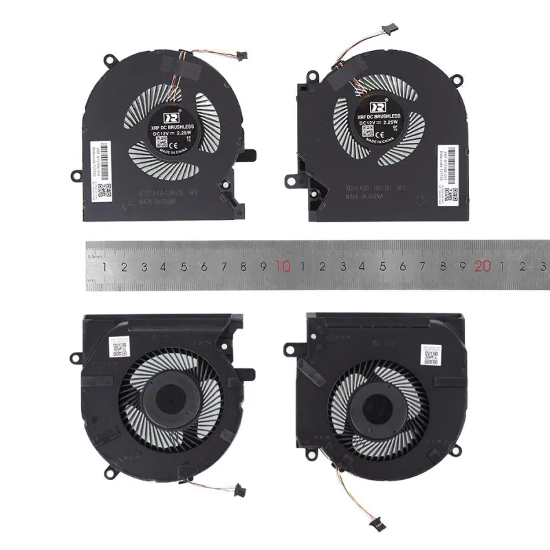 VENTILADORES CPU + GPU PARA PORTÁTIL HP OMEN 15-EK EN TPN-Q236 Q238 12V