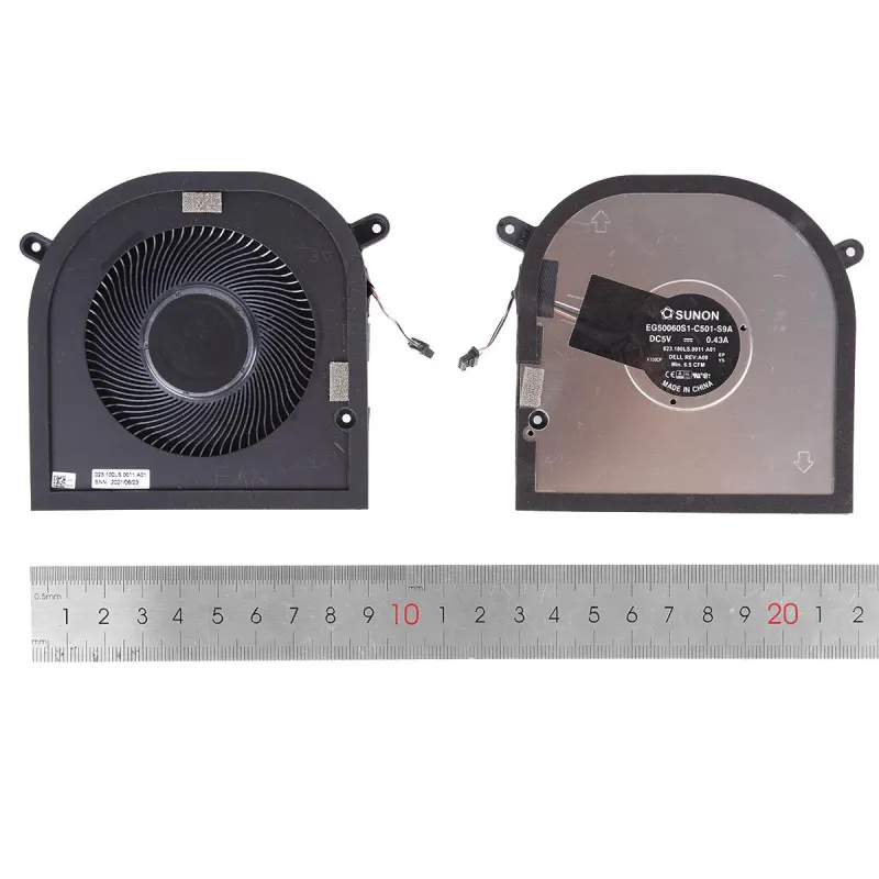 VENTILADOR GPU PARA PORTÁTIL DELL XPS 17 9700 9710 9720 PRECISION 5750 5760