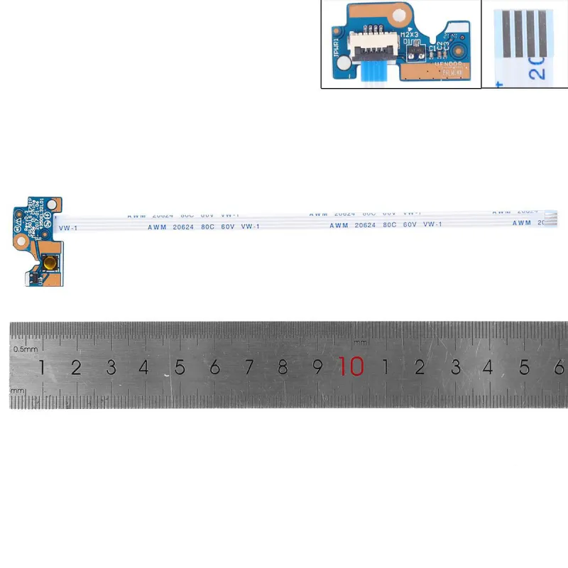 PLACA BOTÓN ENCENDIDO PARA PORTÁTIL HP 15T-BR 15Z-BW 15-BS 15-BW 250 G6 255 G6 CSL50 LS-E791P