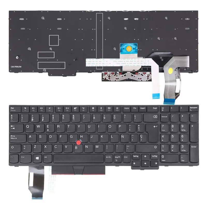 TECLADO PARA PORTÁTIL LENOVO THINKPAD E580 L580 NEGRO