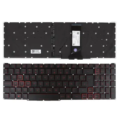 TECLADO PARA PORTÁTIL ACER NITRO-4 AN515-54 AN515-43 AN517-51 AN715-51 NEGRO Y ROJO
