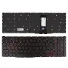 TASTIERA PER LAPTOP ACER NITRO-4 AN515-54 AN515-43 AN517-51 AN715-51 NERA E ROSSA