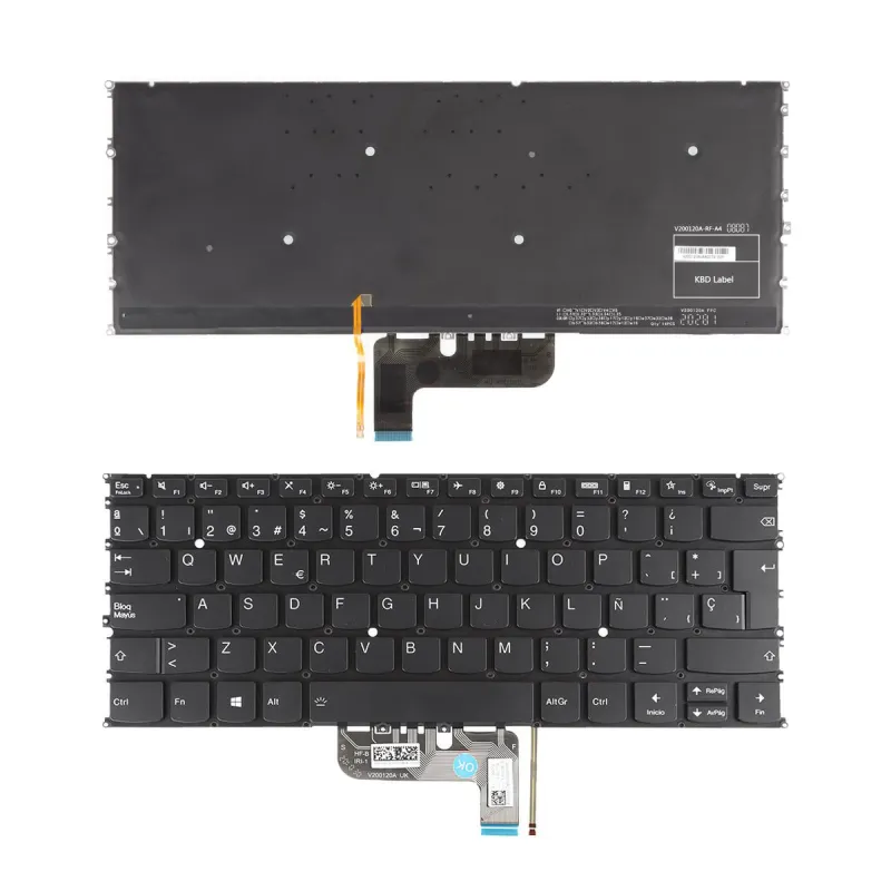 TECLADO RETROILUMINADO PARA PORTÁTIL LENOVO IDEAPAD YOGA 9 14ITL5 9-14ITL5 NEGRO