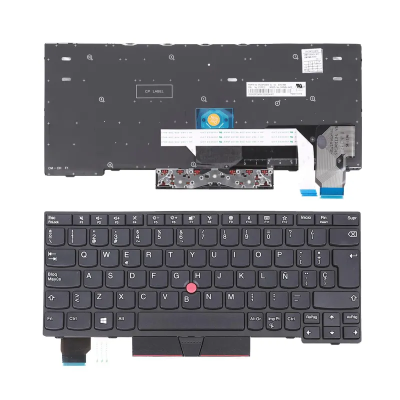 TECLADO PARA PORTÁTIL LENOVO THINKPAD X280 A285 X395 X390 NEGRO