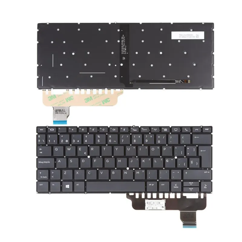 TECLADO RETROILUMINADO PARA PORTÁTIL HP ELITEBOOK X360 830 G5 X360 830 G6 NEGRO