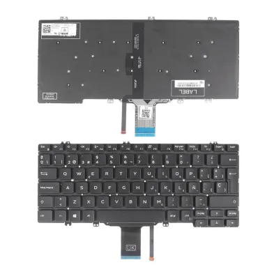 TECLADO RETROILUMINADO PARA PORTÁTIL DELL LATITUDE 7300 5310 5300 2-IN-1 NEGRO