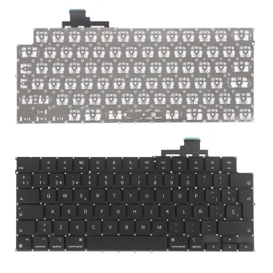TECLADO RETROILUMINADO PARA PORTÁTIL APPLE MACBOOK PRO A2681 A2790 NEGRO