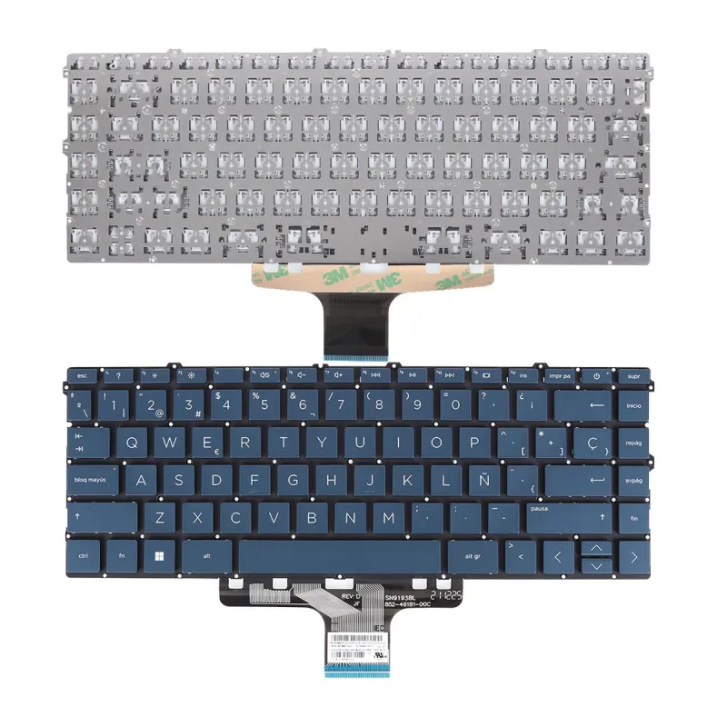 TECLADO PARA PORTÁTIL HP PAVILION X360 14-DV 14-DW 14-DV0003TX AZUL