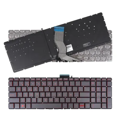 TECLADO RETROILUMINADO PARA PORTÁTIL HP 15-AX000NA 15-AX016TX 15-AX030TX NEGRO