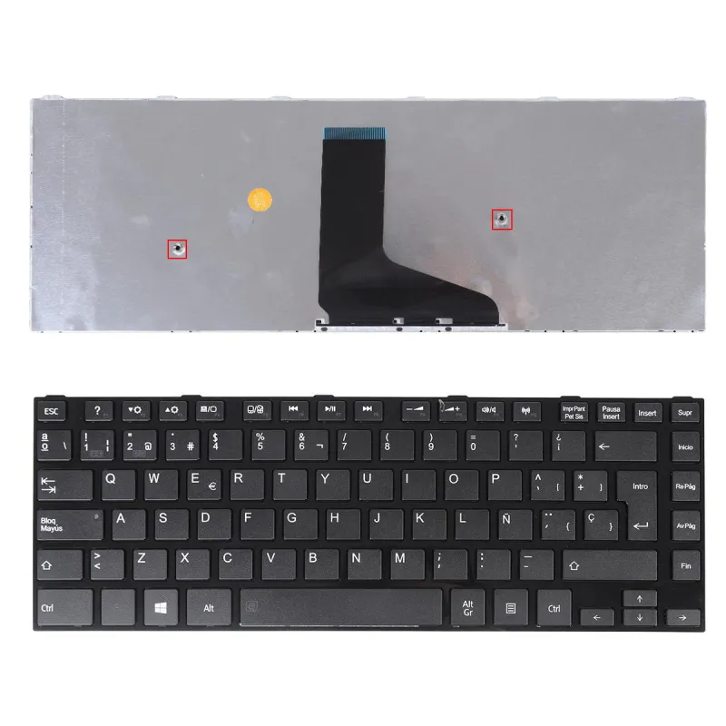 TECLADO PARA PORTÁTIL TOSHIBA L40 L40-A L40D-A C40-A C40-D C40 S40 NEGRO