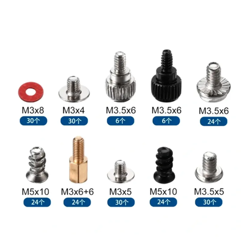 KIT DE TORNILLOS CON 228 PIEZAS PARA ORDENADOR