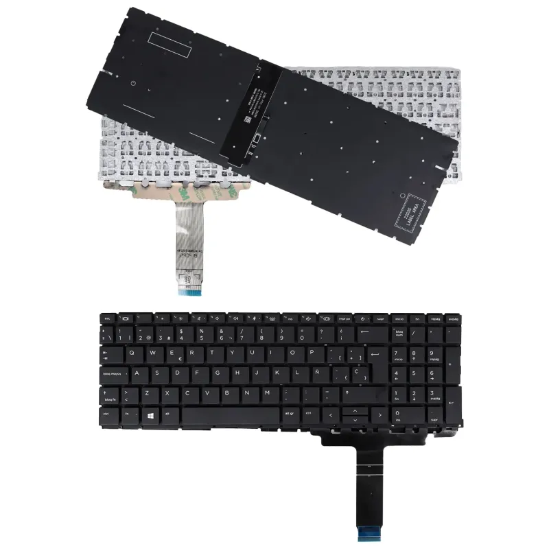 TECLADO RETROILUMINADO PARA PORTÁTIL HP 450 G9 455 G9 860 G9 860 G10 450 G10 455 12-0374C-WX01-001 NEGRO