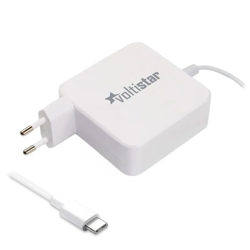 CARGADOR MULTIVOLTAJE USB-C PARA PORTÁTIL 5V-20V 2.25A 45W BLANCO