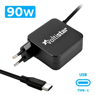 CARGADOR USB TIPO-C USB-C 90W 5V-3A 5.2V-2.4A 9V-3A 12V-3A 15V-3A 20V-4.5A 20.3V-4.3A