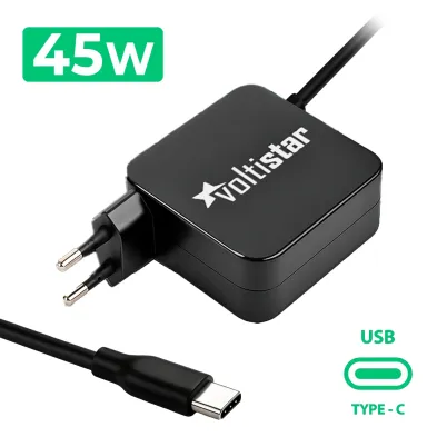 CARGADOR USB TIPO C USB-C 45W 5V-2A, 9V-2A, 12V-2A, 14.5V-2A, 15V-3A, 20V-2.25A