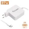 CARGADOR PARA PORTÁTIL APPLE MACBOOK USB-C 87W BLANCO
