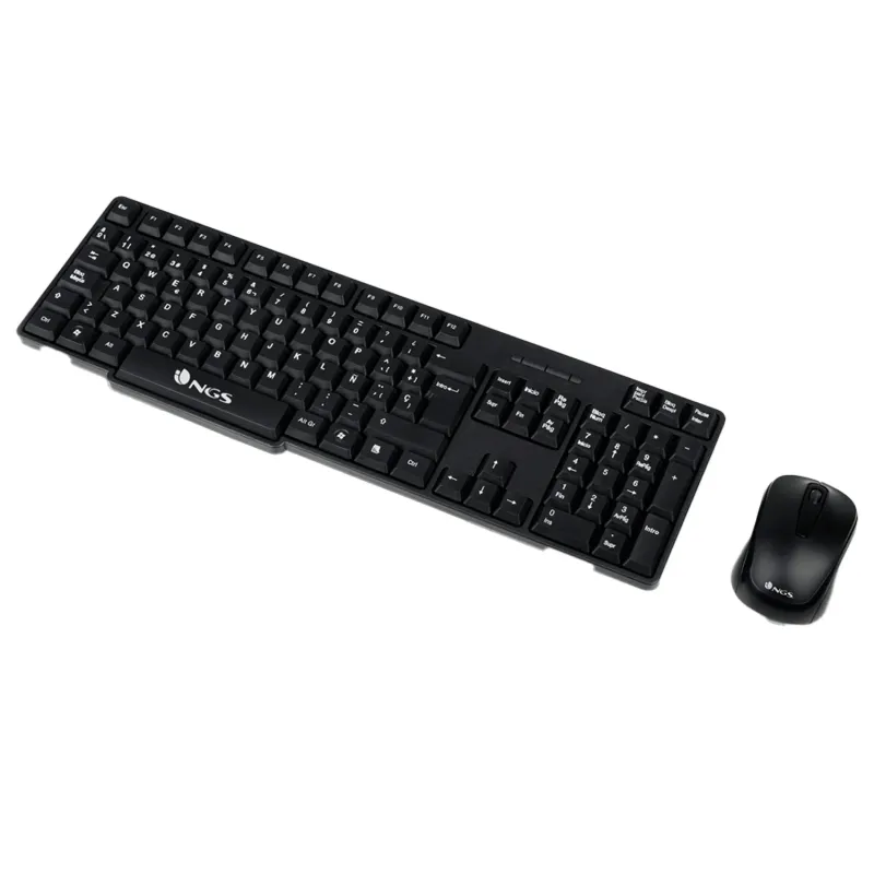 KIT SEM FIO DE TECLADO E RATO EM PRETO NGS ‎NGS-KEYBOARD-0358