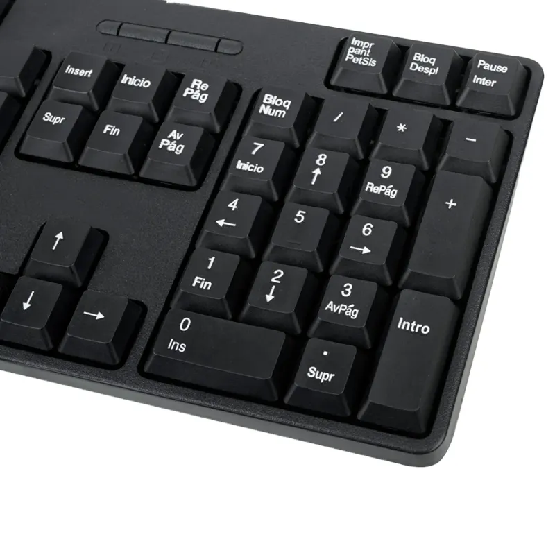 KIT INALÁMBRICO DE TECLADO Y RATÓN EN NEGRO NGS ‎NGS-KEYBOARD-0358