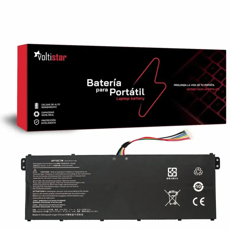 BATERÍA PARA PORTÁTIL ACER SPIN 5 SP515-51GN SWIFT 3 SP313-51 3 SF314-52 3 SF314-54 AC14B7K