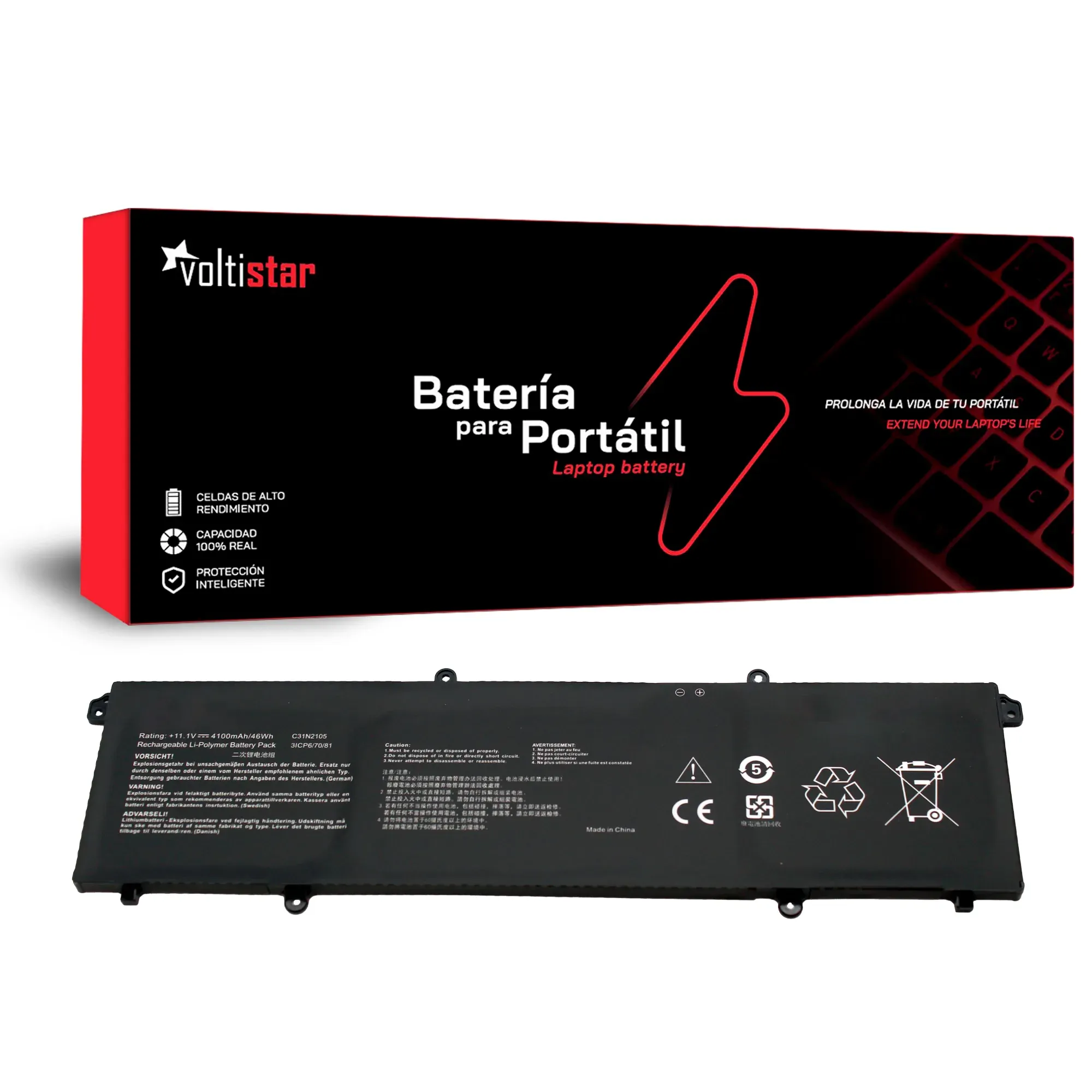Bateria C31N2201 ASUS VIVOBOOK 16 F1605P C31N2201