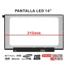 PANTALLA LED MATE DE 14" PARA PORTÁTIL NT140WHM-N43 V8.3