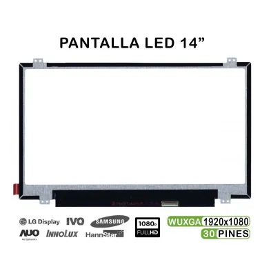 PANTALLA LED DE 14" PARA PORTÁTIL LP140WF1(SP)(K1)
