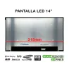 PANTALLA LED DE 14" PARA PORTÁTIL NV140FHM-N6D