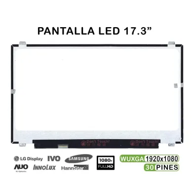 PANTALLA LED DE 17.3" PARA PORTÁTIL LP173WF4(SP)(F6)