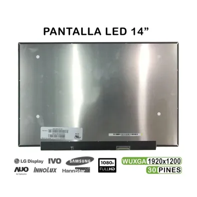 PANTALLA LED DE 14" PARA PORTÁTIL NV140WUM-N44 V8.2