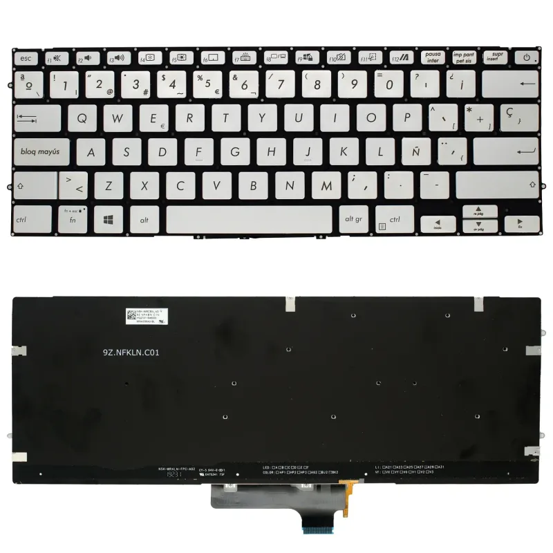 TECLADO RETROILUMINADO PARA PORTÁTIL ASUS ZENBOOK UX431 9Z.NFKBN.J0S