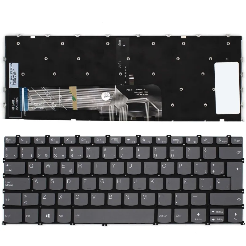 TECLADO RETROILUMINADO PARA PORTÁTIL LENOVO IDEAPAD 5 14ABA7 (82SE) 14IAL7 (82SD)