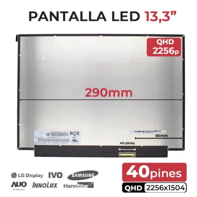 ECRÃ LED DE 13.5" PARA PORTÁTIL NE135FBM-N41 V8.1 ECRÃ LED DE 13.5" PARA PORTÁTIL NE135FBM-N41 V8.1