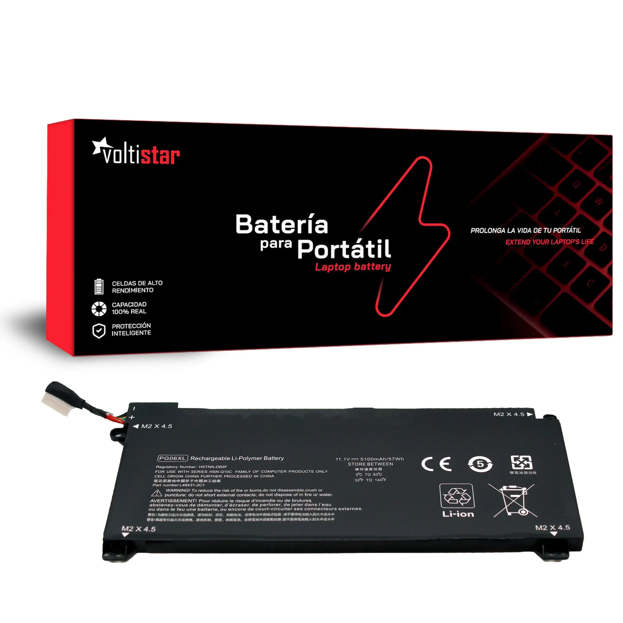 Bateria HP OMEN 15-DH PG06XL