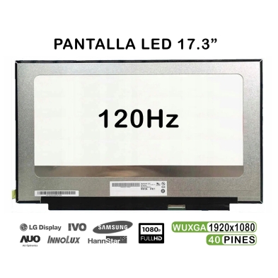 Display LED portatile 17,3" NV173FHM-NX1 120Hz Ricondizionato