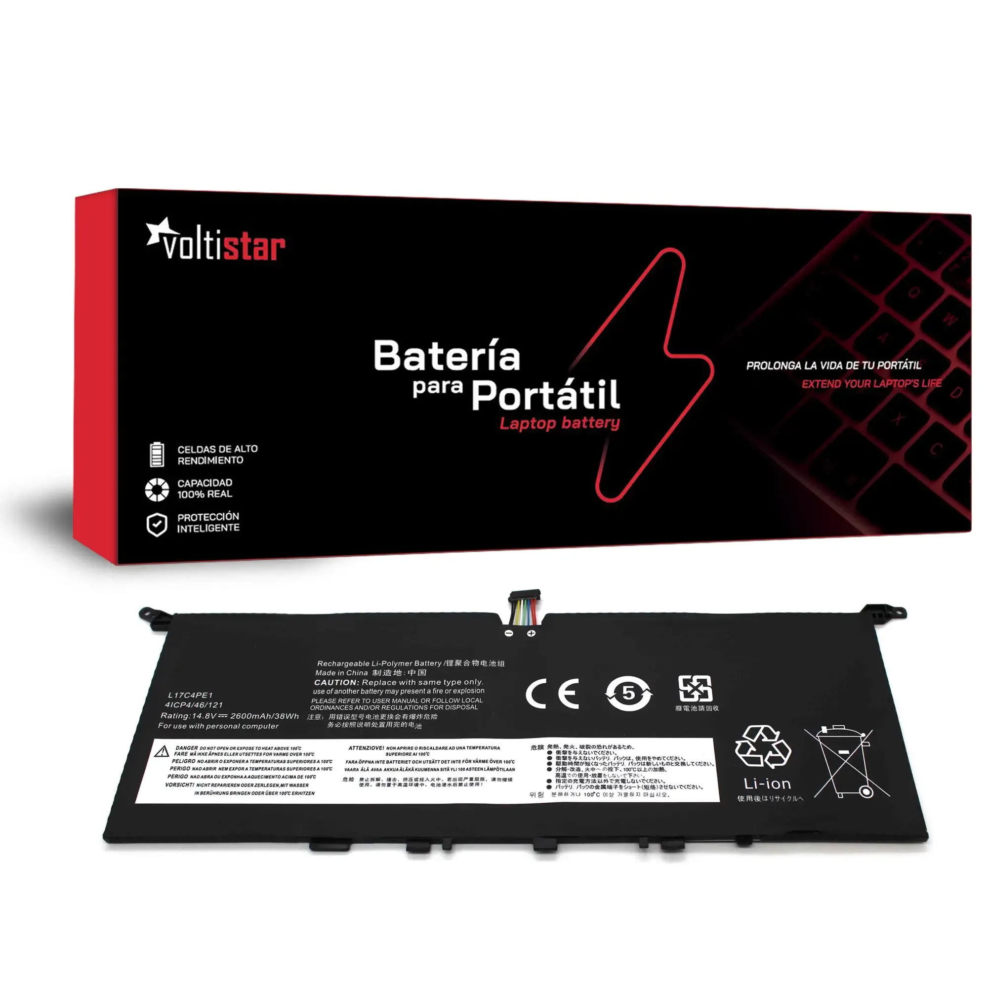 Bateria LENOVO IDEAPAD YOGA S730-13IWL 730S-13IWL L17C4PE1