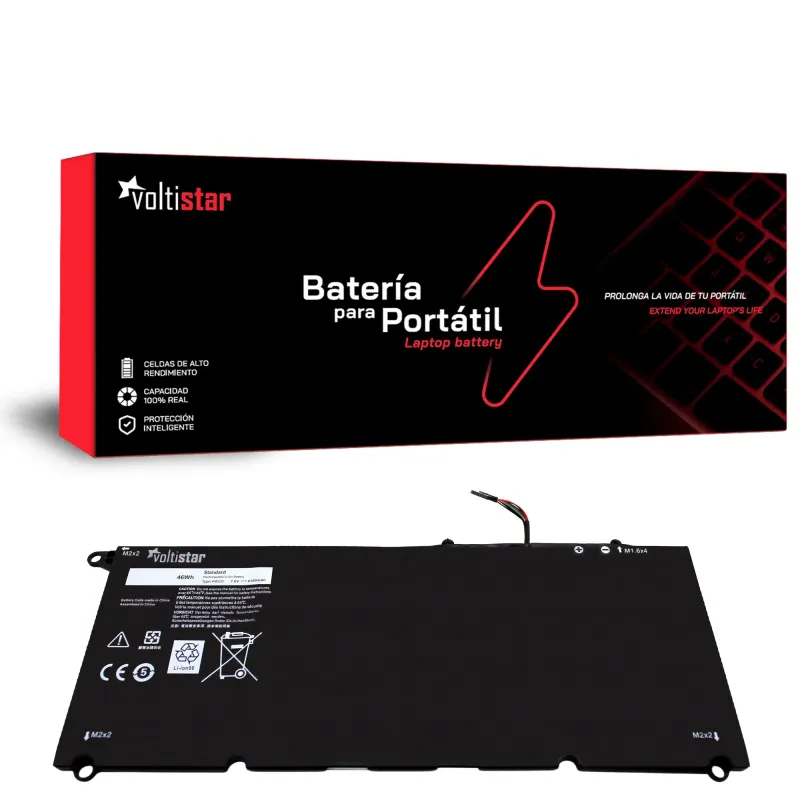 BATERIA PARA PORTATIL DELL XPS 13 9360 13-9360-D1605G PW23Y-2S2P PW23Y RNP72 TP1GT 0RNP72