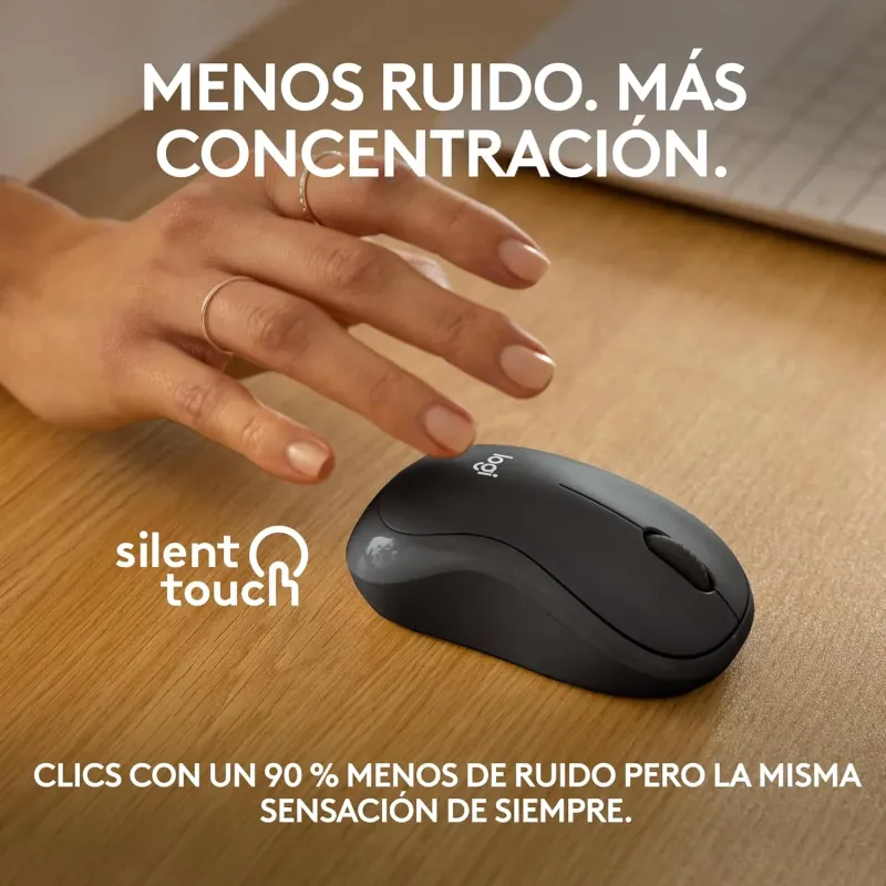 MOUSE WIRELESS LOGITECH M240 SILENT NERO