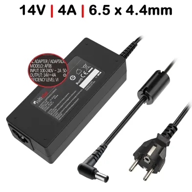 Cargador monitor 14V 4A 6.5 X 4.4MM 56W, 14V 4A 6.5 X 4.4MM 56W